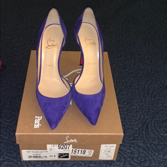 Christian Louboutin Shoes - Iriza 100mm Pumps Purple Pop